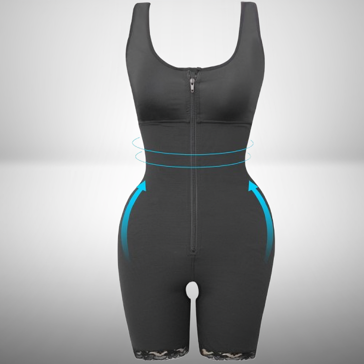 Veloura™ Zip Sculpt Bodysuit